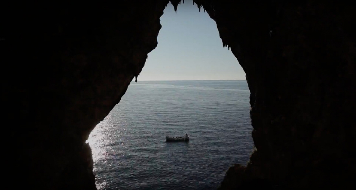 Cala dei Santi. The Neanderthal caves
